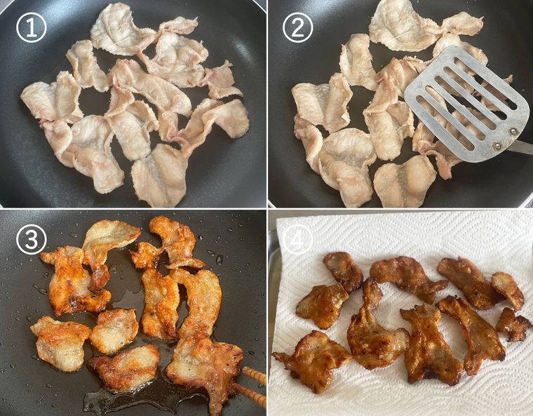 鶏皮せんべいの作り方