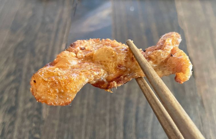 鶏皮せんべいのアップ