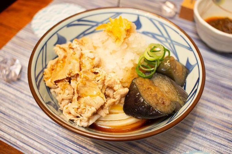丸亀製麺鬼おろし豚しゃぶぶっかけうどん