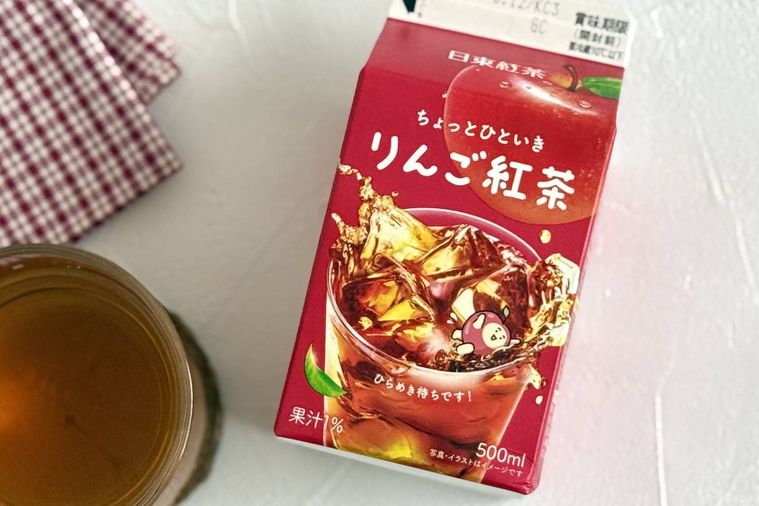 日東紅茶のりんご紅茶のパッケージ