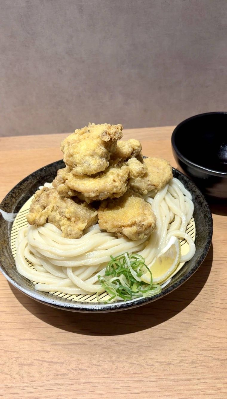 黒胡椒かしわ天ざる