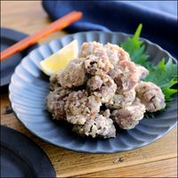 居酒屋の味砂肝の唐揚げおつまみにぴったりのひと品