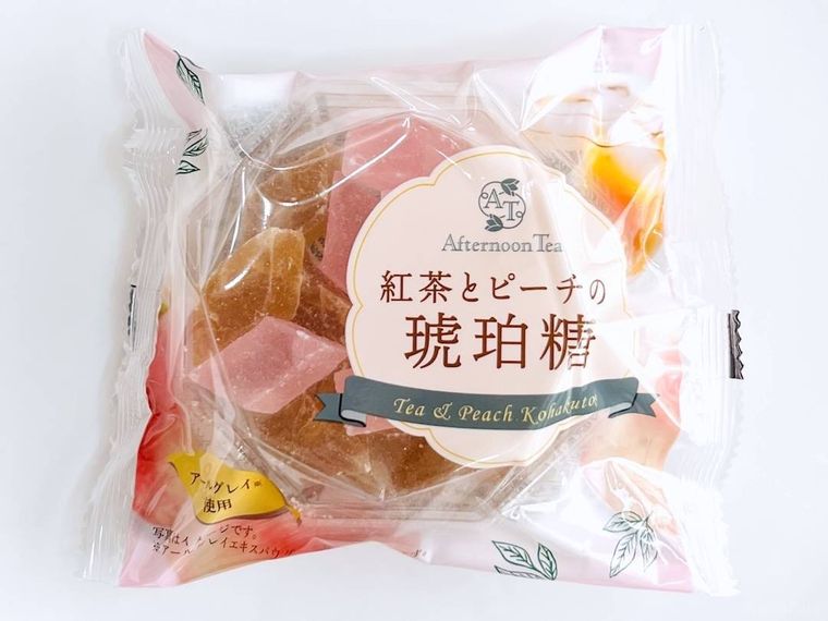 ファミリーマートの紅茶とピーチの琥珀糖