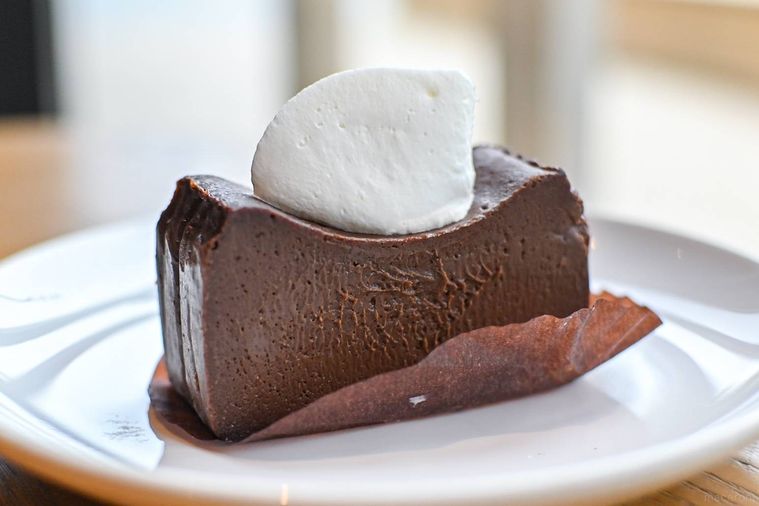 チョコレートテリーヌのアップ