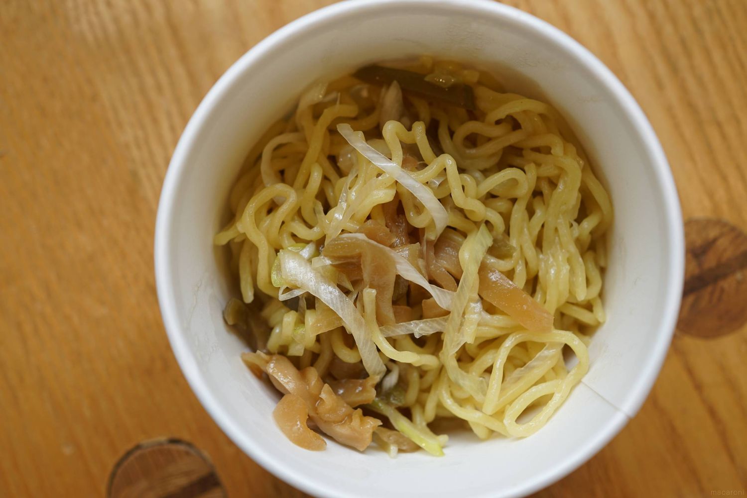 搾菜を使った麺