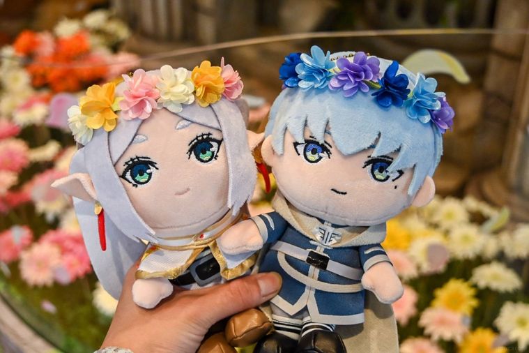 ぬいぐるみを持っているところ
