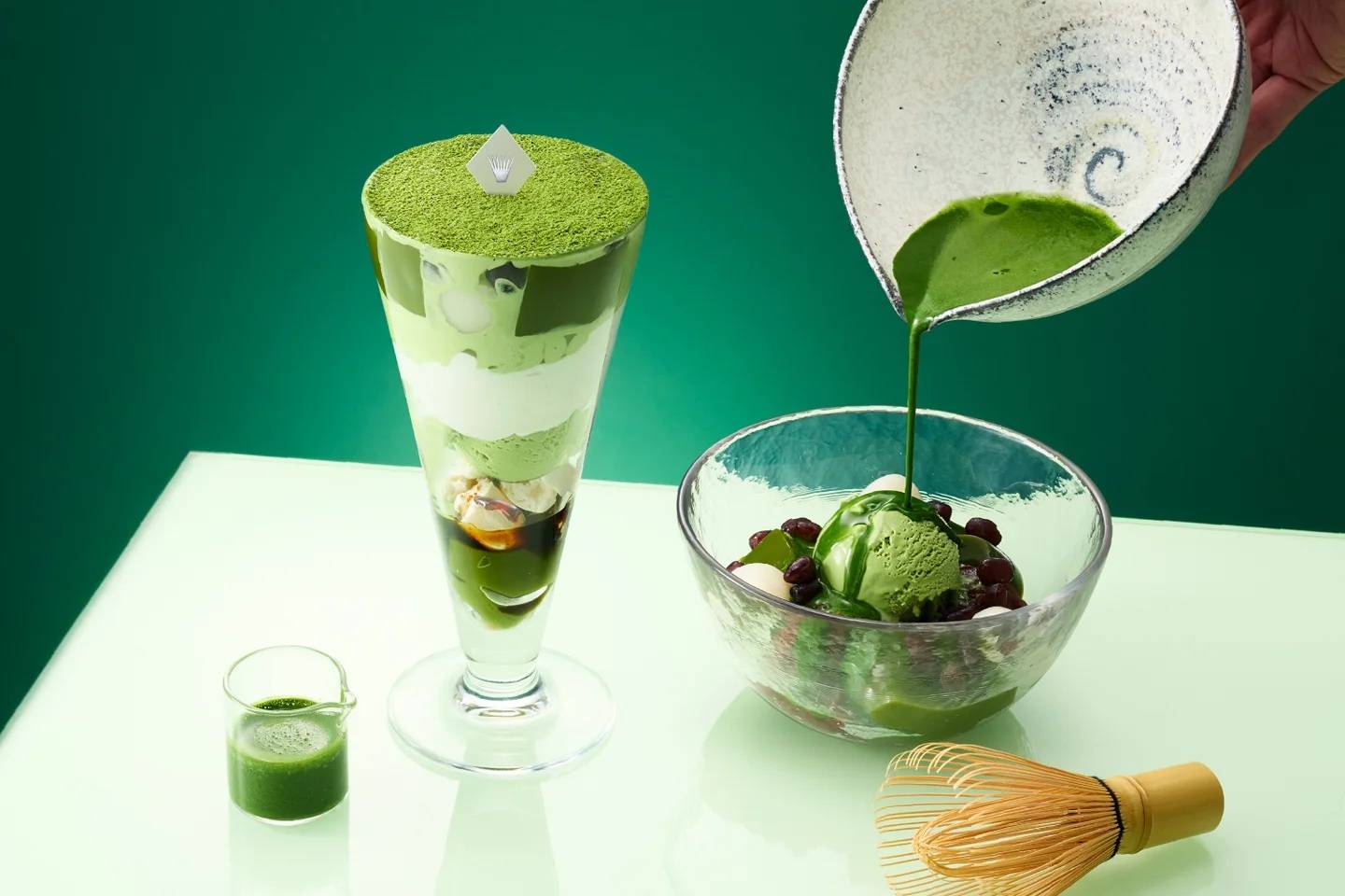 ナナズグリーンティーから夏限定「プレミアム抹茶パフェ」「冷やし抹茶