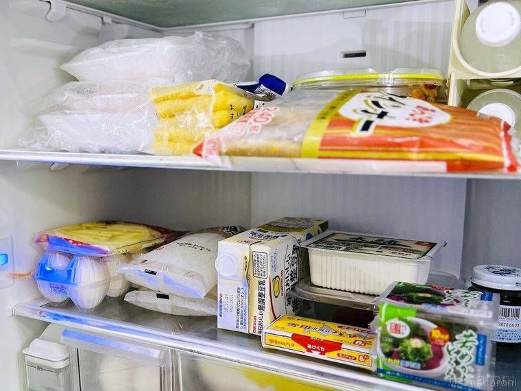 食材が詰まった冷蔵庫