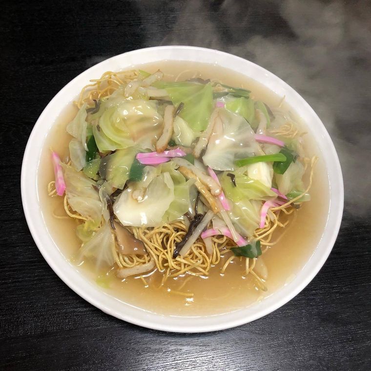 春来館のばりそば