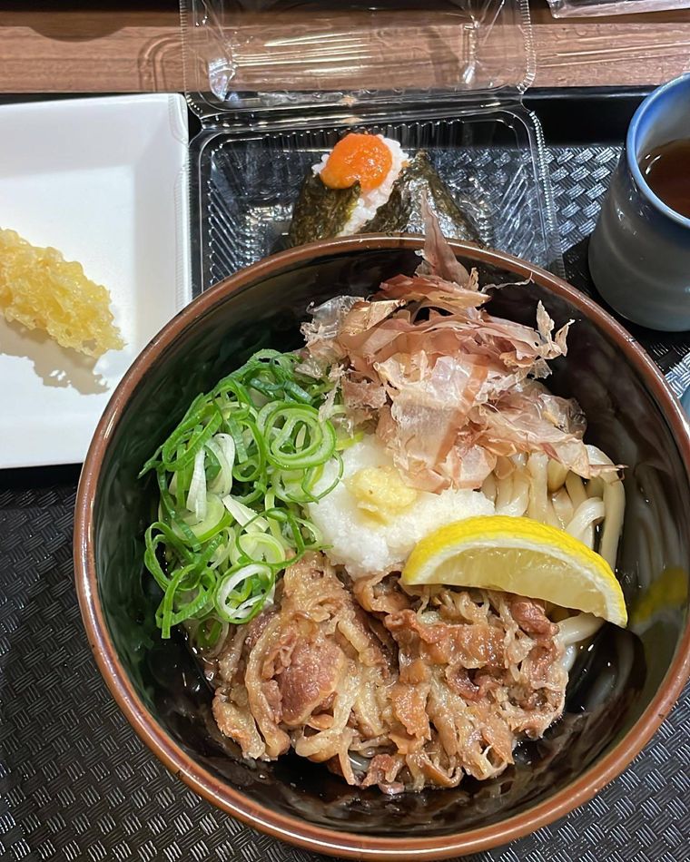 肉ぶっかけうどん