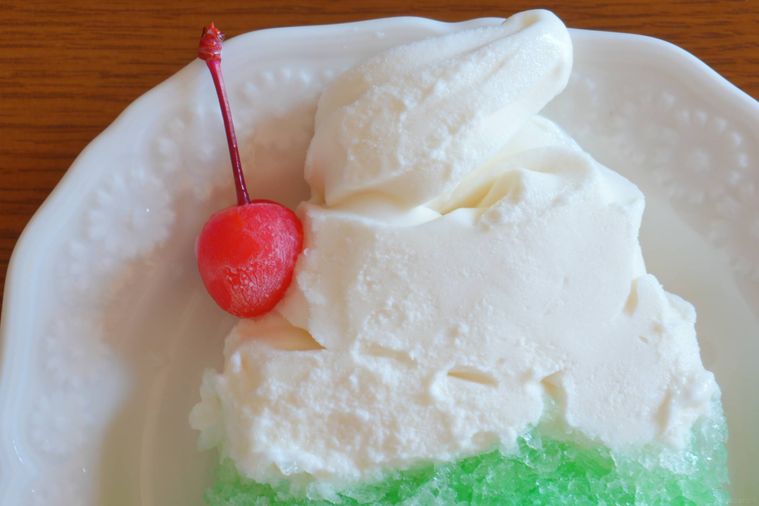 ソフトクリームの部分