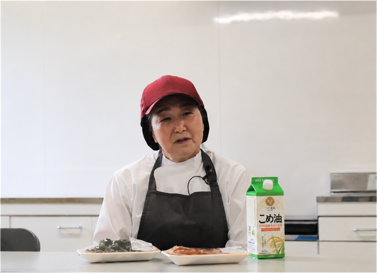 調理する人