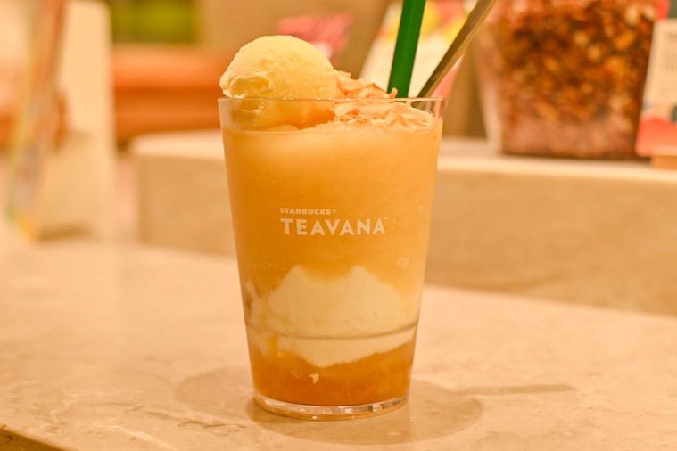 ドリンクを正面から
