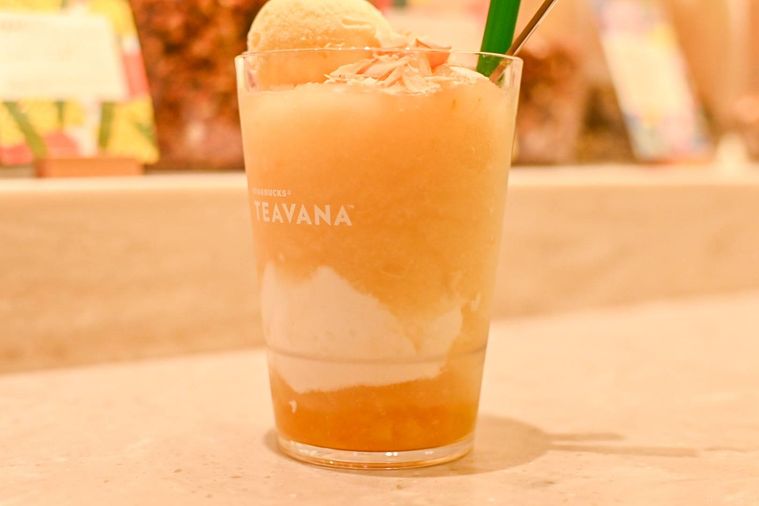 ドリンクの中身のアップ