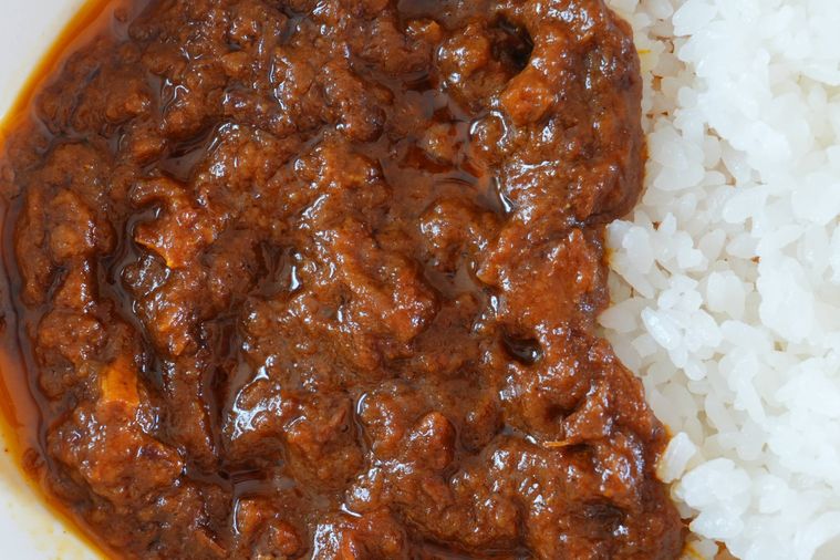 ビーフジャワカレーのアップ