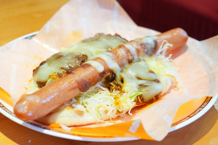 コメダ珈琲店のカリーナンドッグ