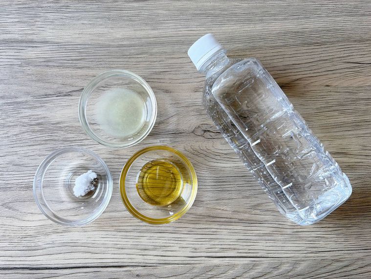 炭酸レモンスポーツドリンクの材料