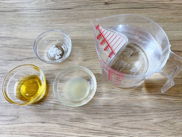 はちみつレモンドリンクの材料