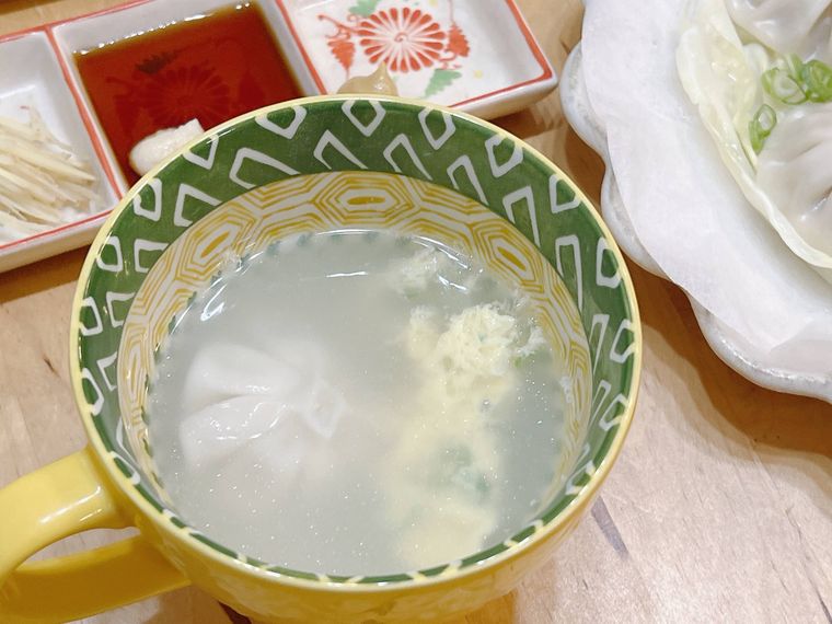 コストコの冷凍生 小籠包で作った中華スープ