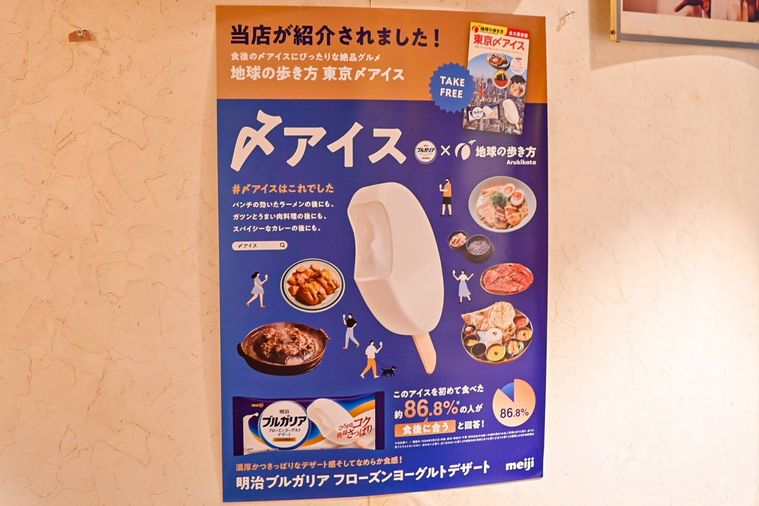 ポスターのアップ
