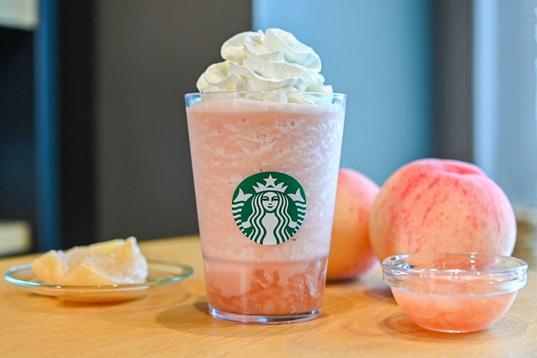 フラペチーノを正面から