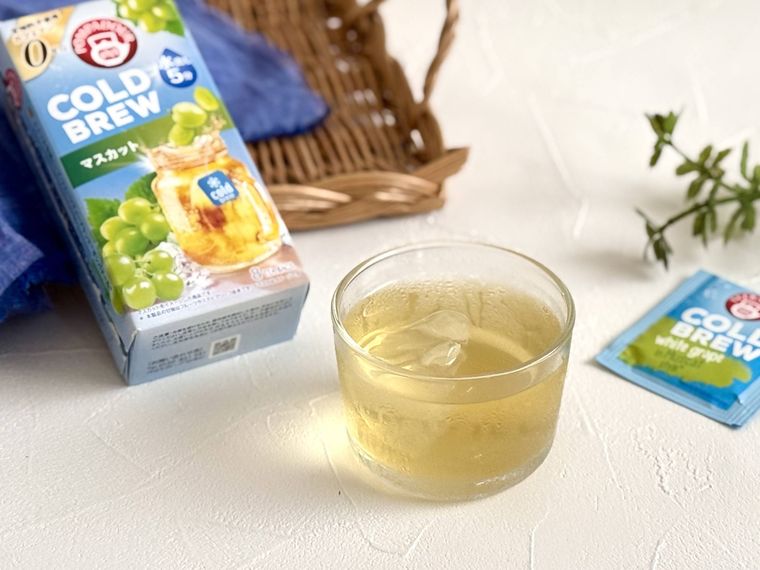 水出ししたコールドブリュー マスカット