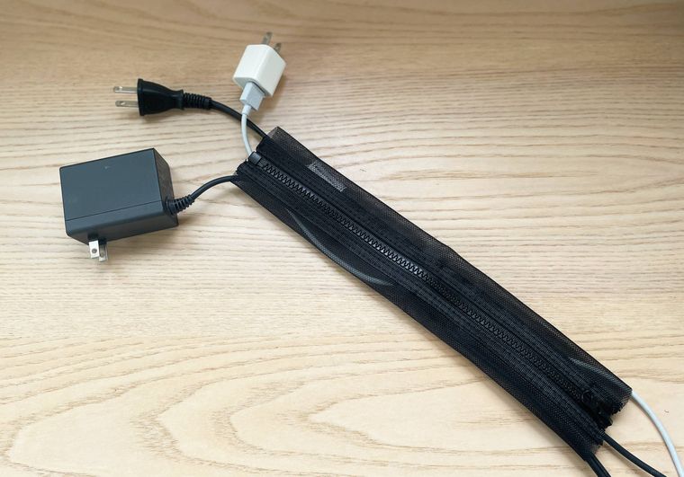 セリアコードカバーの使用例