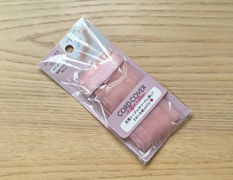 セリアのコードソックスシフォン