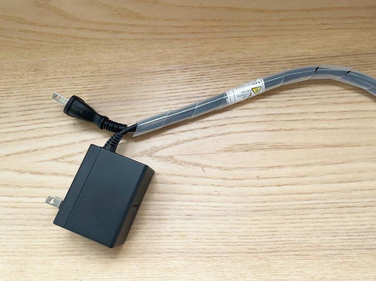 セリアコードチューブ太の使用例