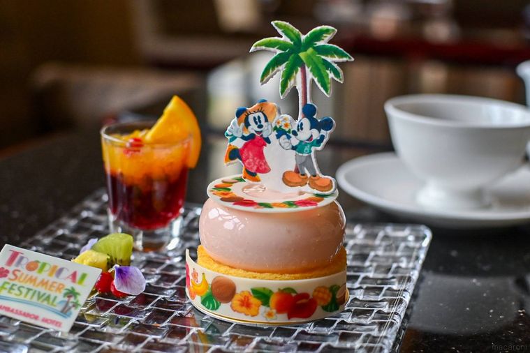 ケーキのアップ