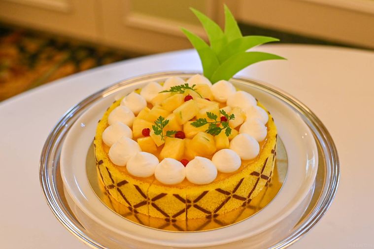 ケーキのアップ