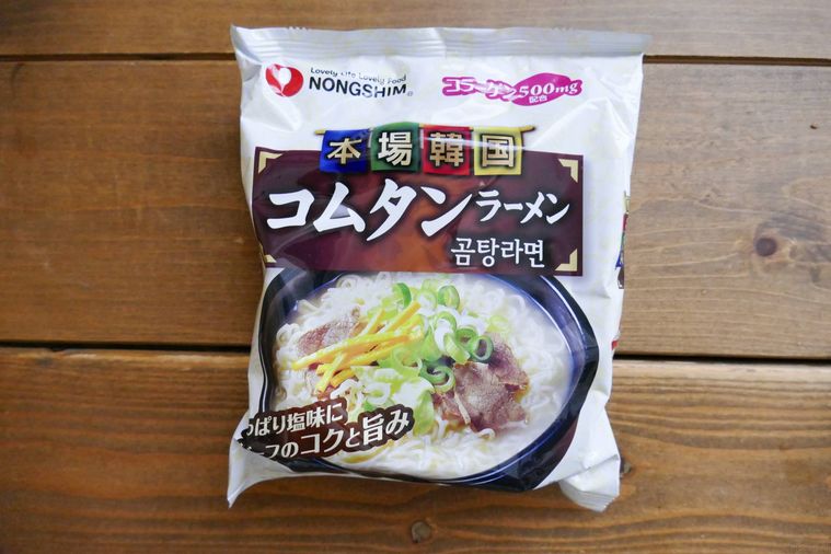 コムタンラーメンのパッケージ