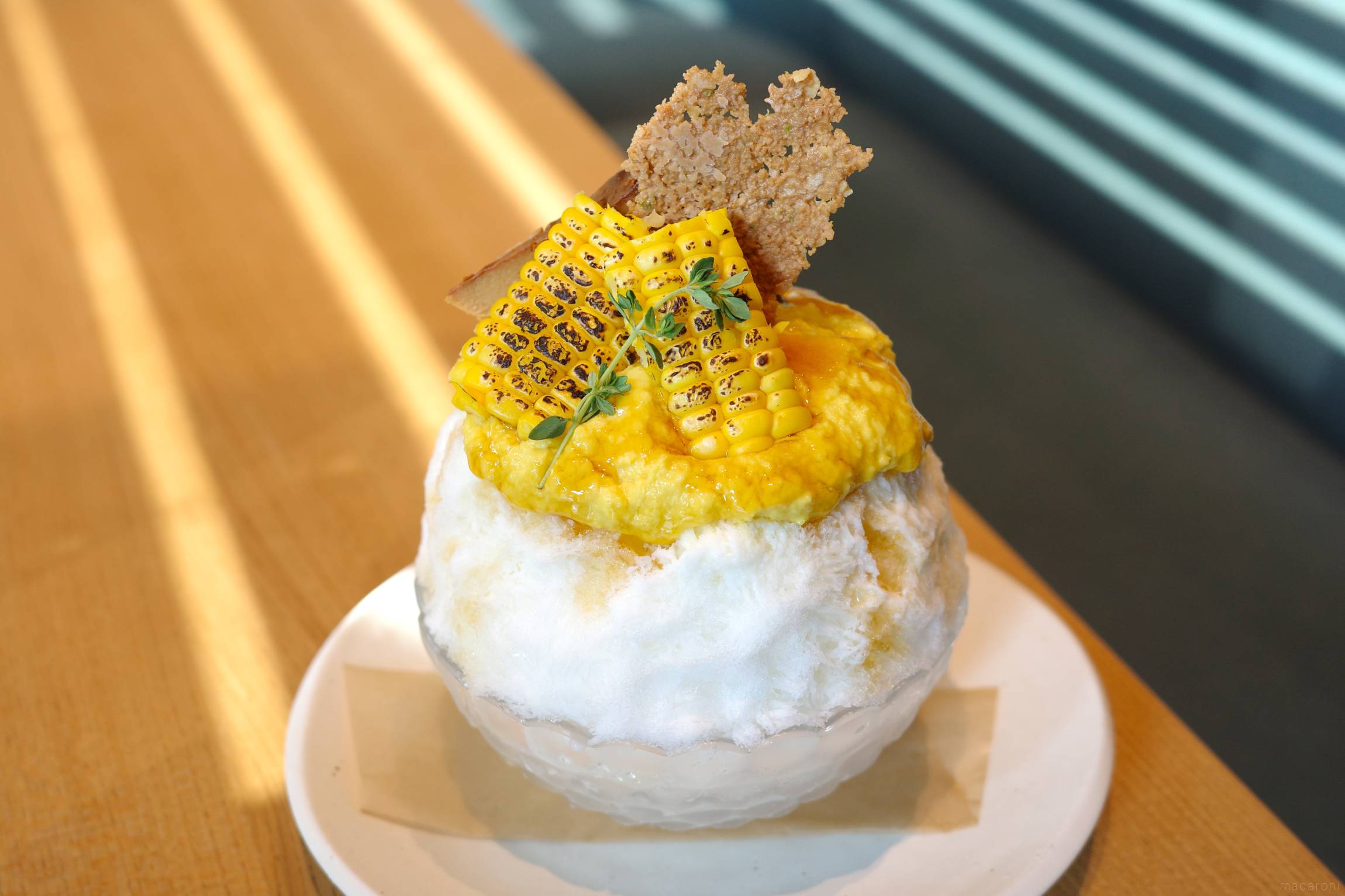 もろ活するならここ！高輪で味わう夏限定の「とうもろこしかき氷」が新