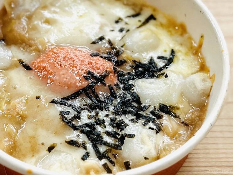 セブンイレブンのあつあつオーブン焼き もち明太子チーズもんじゃ