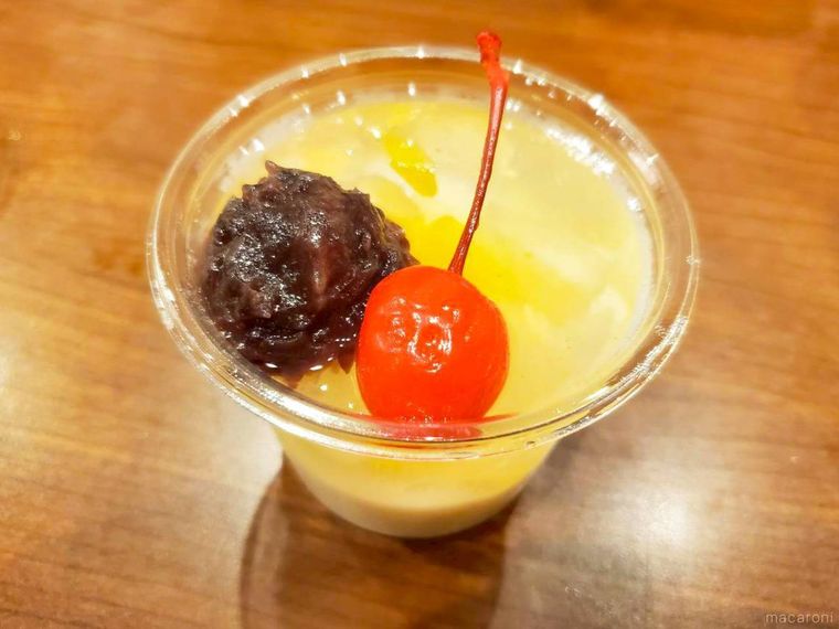 丸亀製麺丸亀うどんプリン あんみつ風