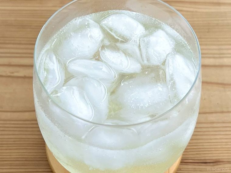 アヲハタ55 レモンママレードと炭酸水で作ったレモンスカッシュ