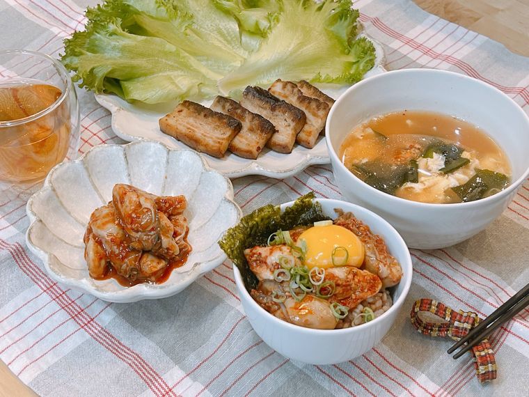 コストコヤムニョム蒸し牡蠣を使ったスタイリング