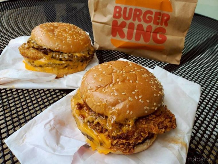 バーガーキングダブルビーフハッシュ ビッグマウスダーティとビーフチキン ビッグマウスダーティ