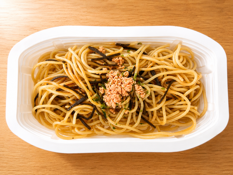 塩昆布と鮭の和パスタ