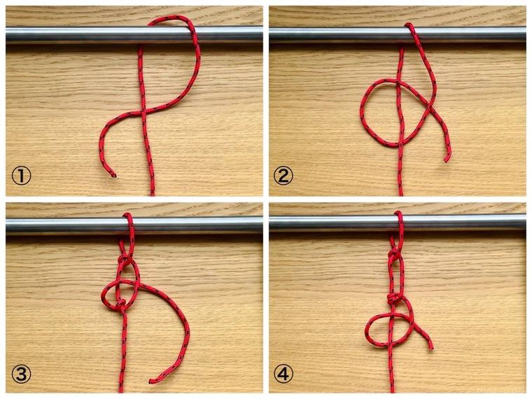 自在結びの結び方の手順