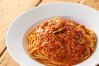 カプリチョーザ大創業祭トマトとニンニクのスパゲティが半額に
