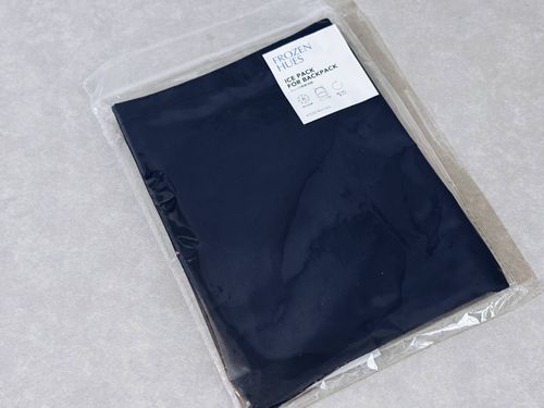 黒い四角のリュック用保冷剤