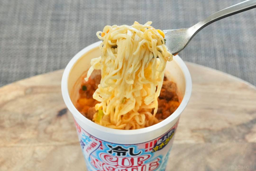 冷水5分、熱湯禁止！日清食品「冷しカップヌードル」2種を発売前に食べ