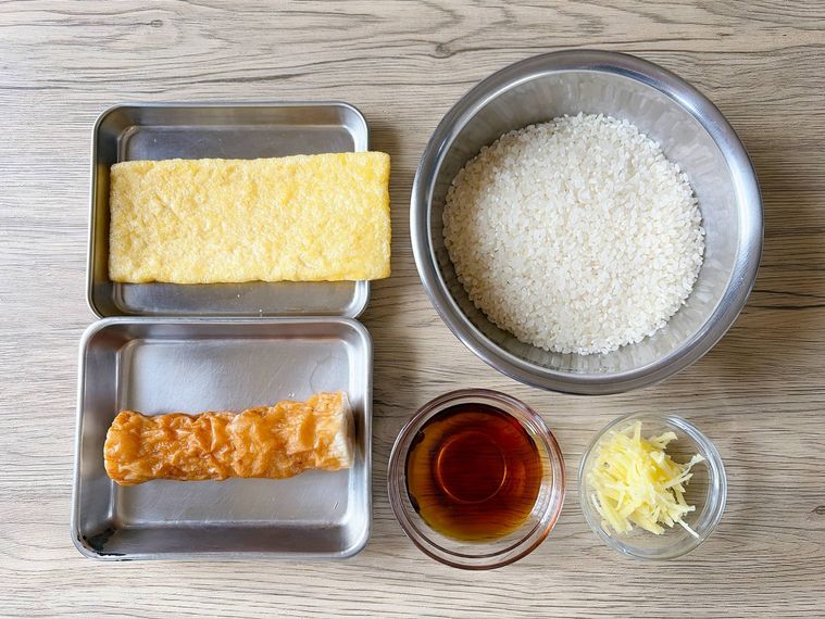 ちくわの炊き込みご飯の材料