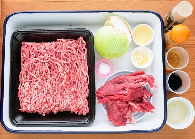 さわやか風ハンバーグの材料