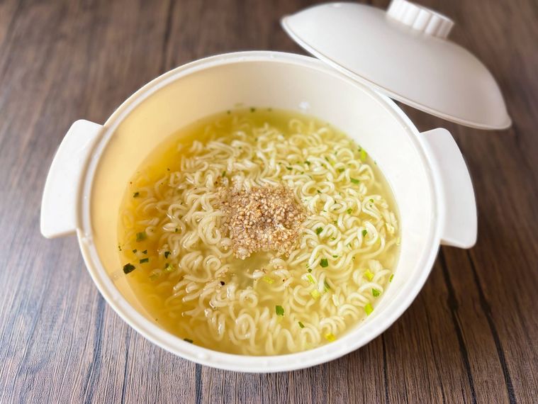 ビストロヌードルに入った袋麺