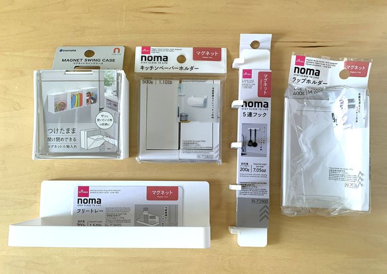 ダイソーのキッチン用のマグネット収納グッズ5種類