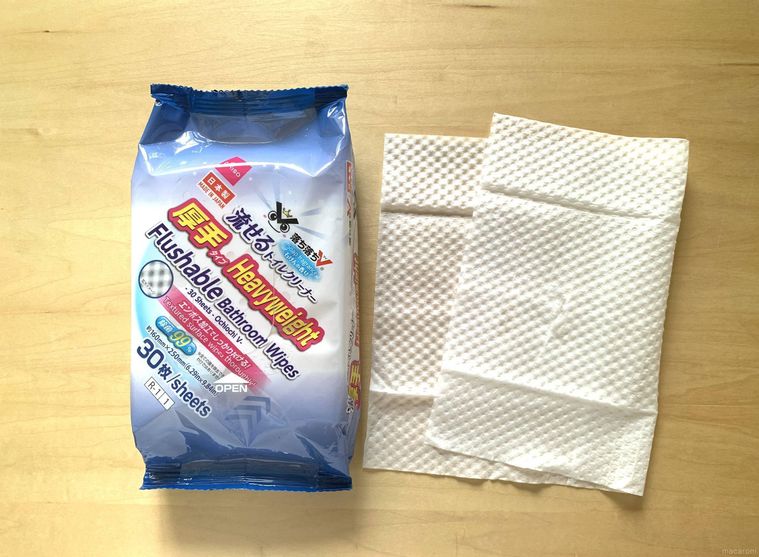 ダイソーの落ち落ちV流せるトイレクリーナー 厚手30枚