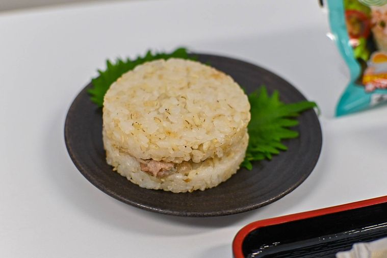 ライスバーガーのアップ