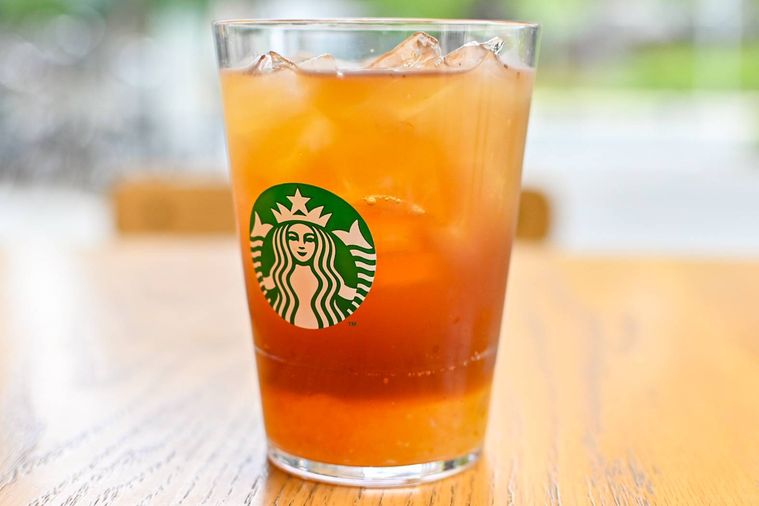 アイスコーヒーの中身のアップ